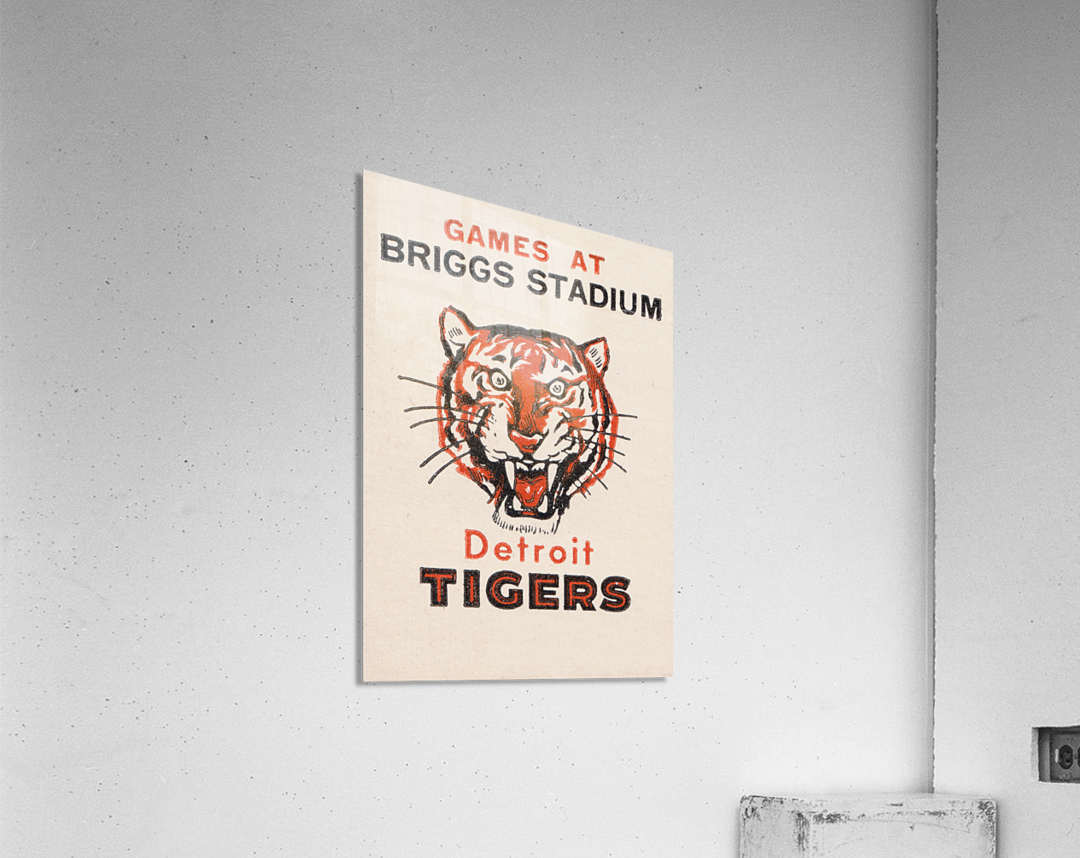 1956 Detroit Tigers Canvas Wall Art Acrylic Print