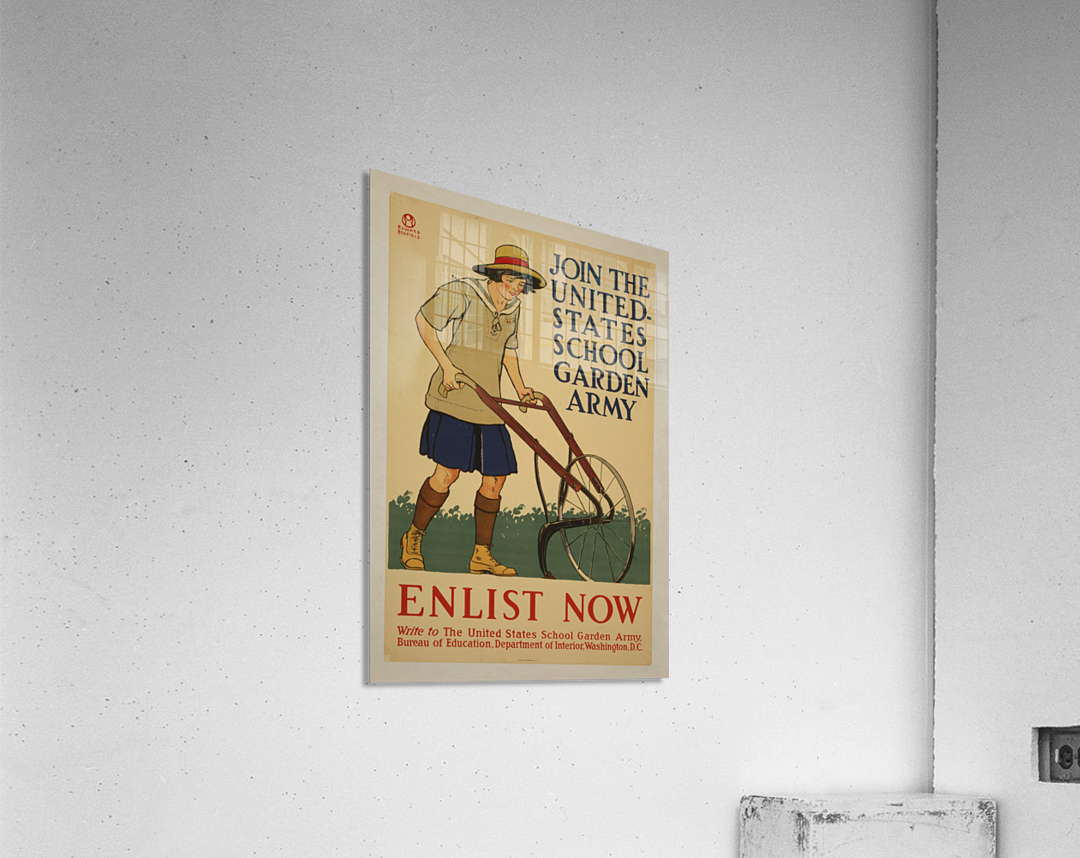 Join the United States School Garden Army Acrylic Print