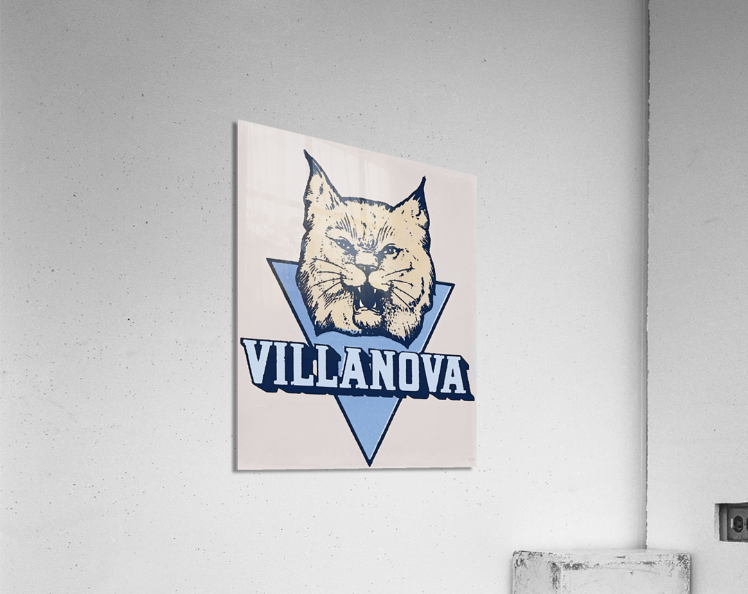 Vintage Villanova Wildcats Art Acrylic Print