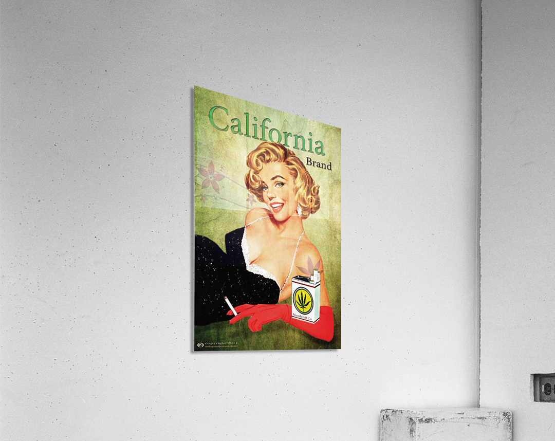 Poster California Brand Glove Acrylic Print