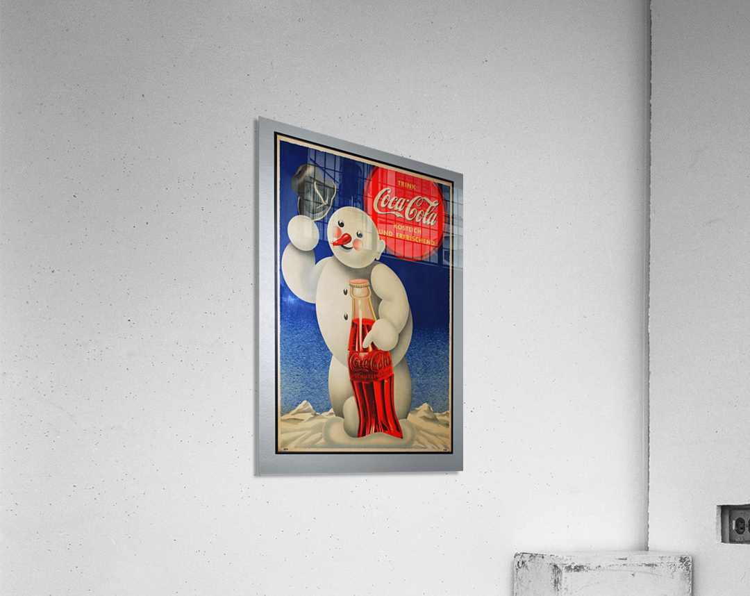 Coca Cola retro poster Acrylic Print