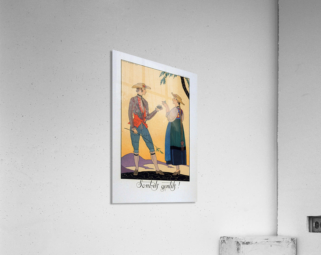 Sont ils gentils vintage poster Acrylic Print