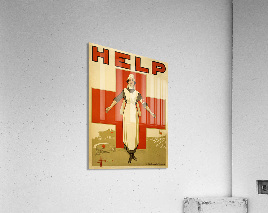 World War Propaganda Poster Acrylic Print