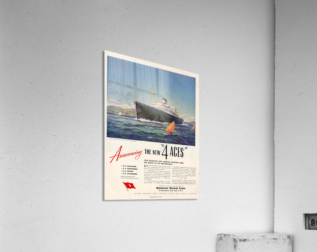 Cunard Line Acrylic Print