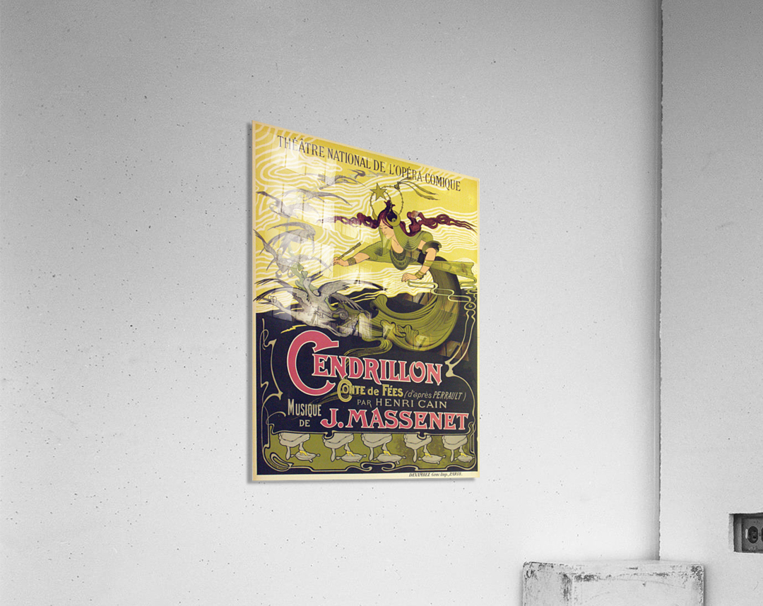 Original Cendrillon Poster Acrylic Print