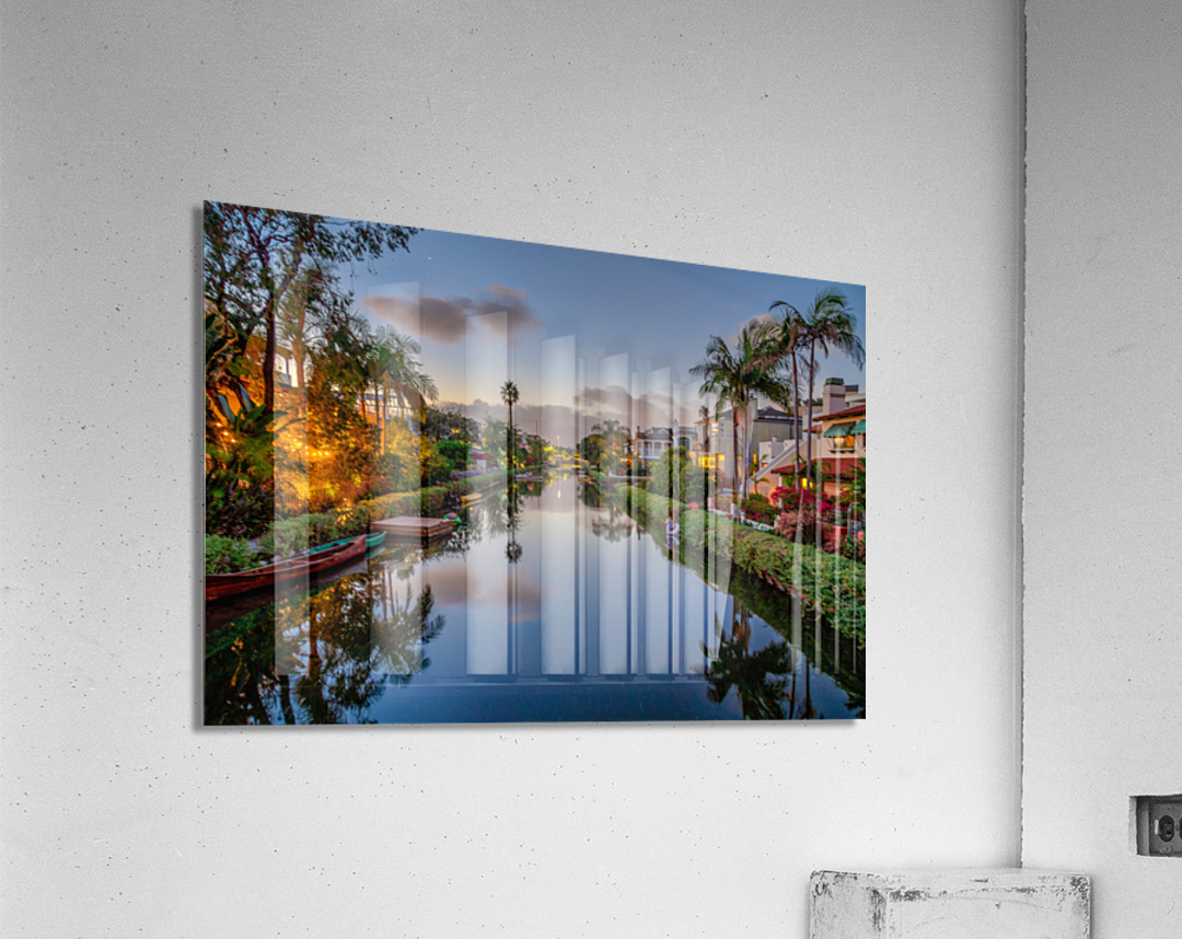 Venice Canal At Twilight Acrylic Print