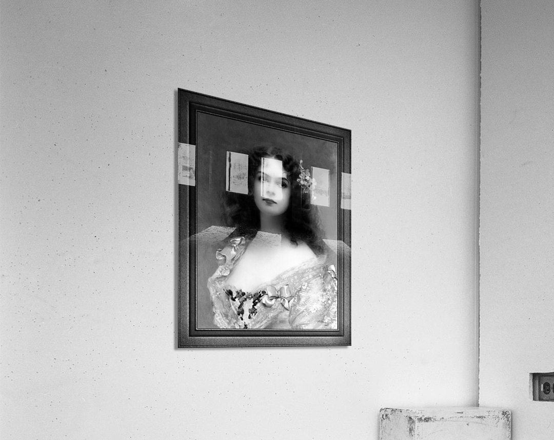 The Parisian by Vittorio Matteo Corcos Black and White Xzendor7 Old Masters Art Reproductions Acrylic Print