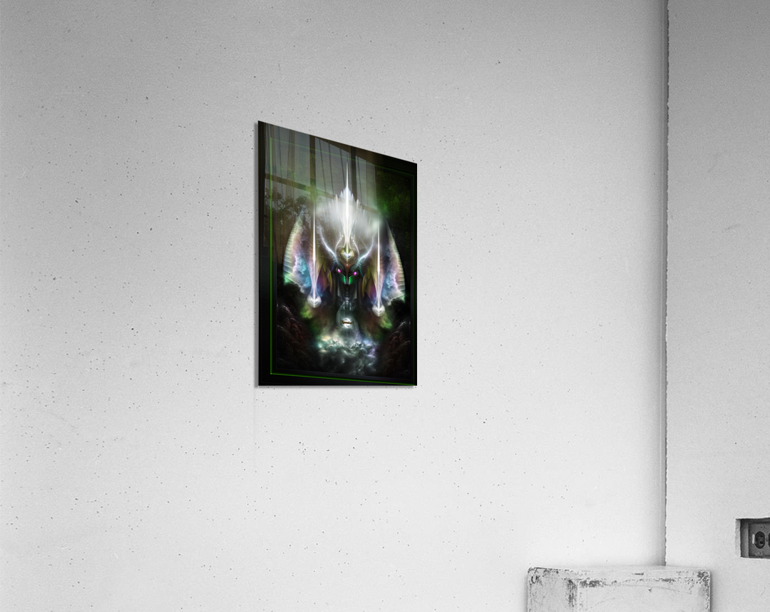 Tyrinan The Horikin God Of War Sci-Fi Fantasy Fractal Art Composition by Xzendor7 Acrylic Print