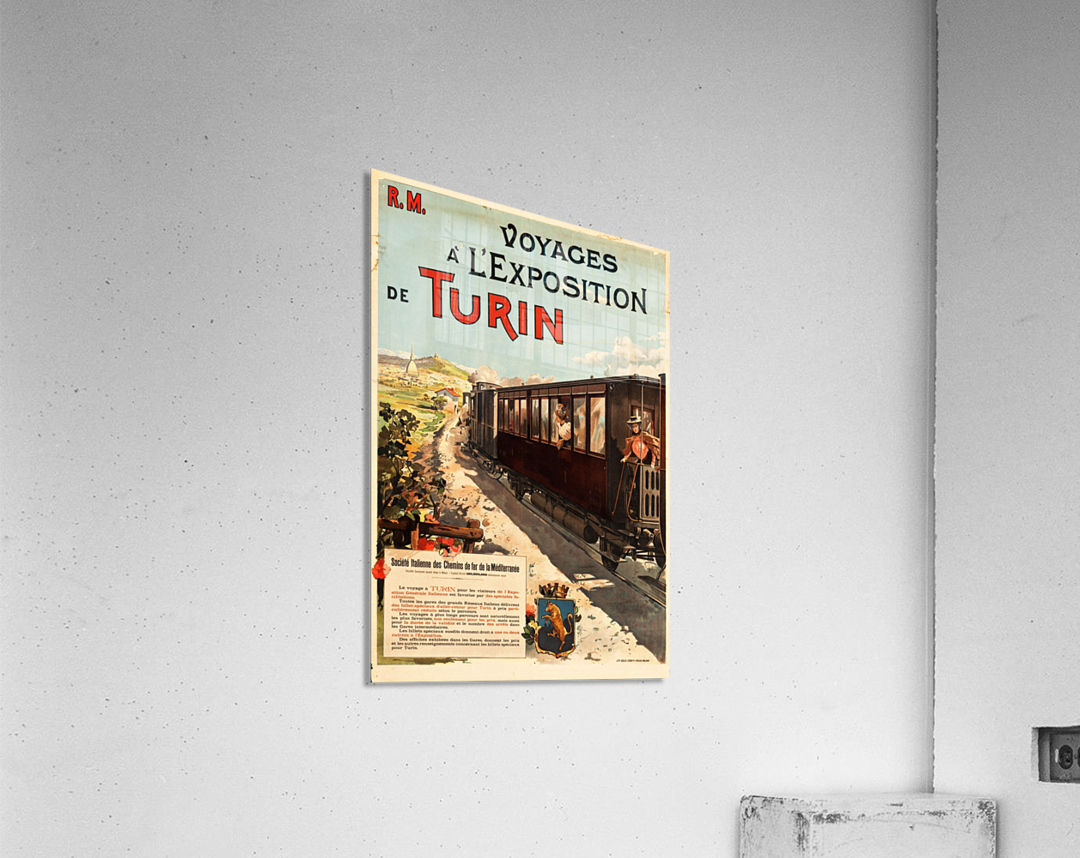 Voyage a LExposition de Turin, Italy Acrylic Print