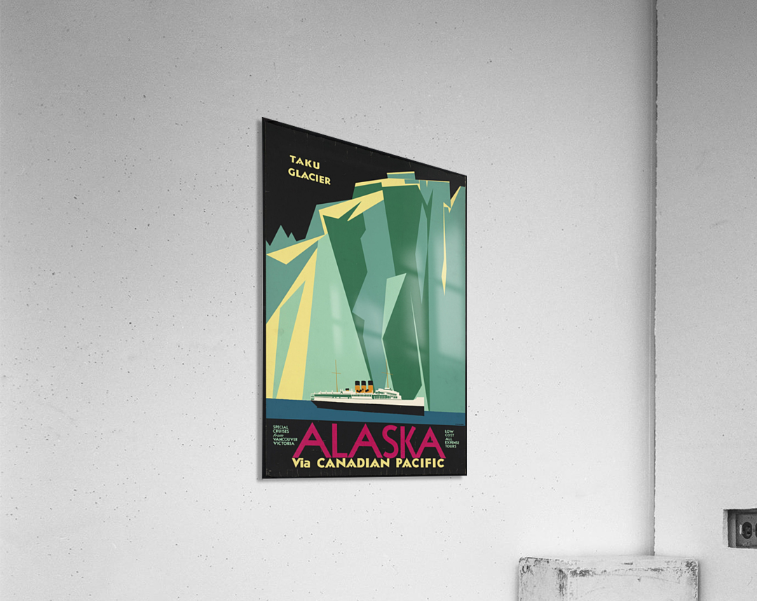 Alaska via Canadian Pacific Acrylic Print