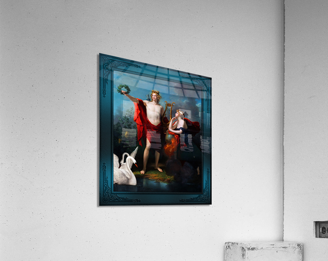 Apollo God of Light with Urania Muse of Astronomy by Charles