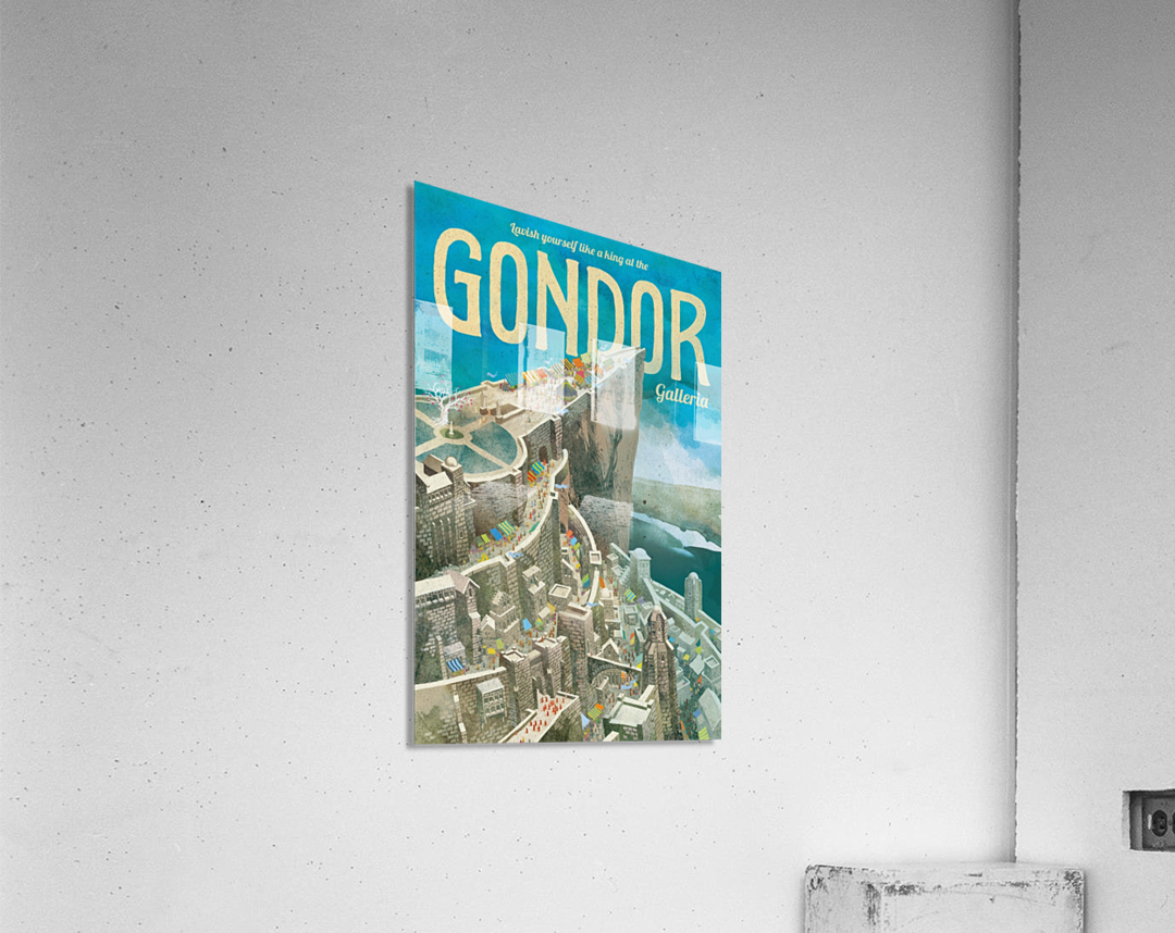 Gondor vintage poster Acrylic Print