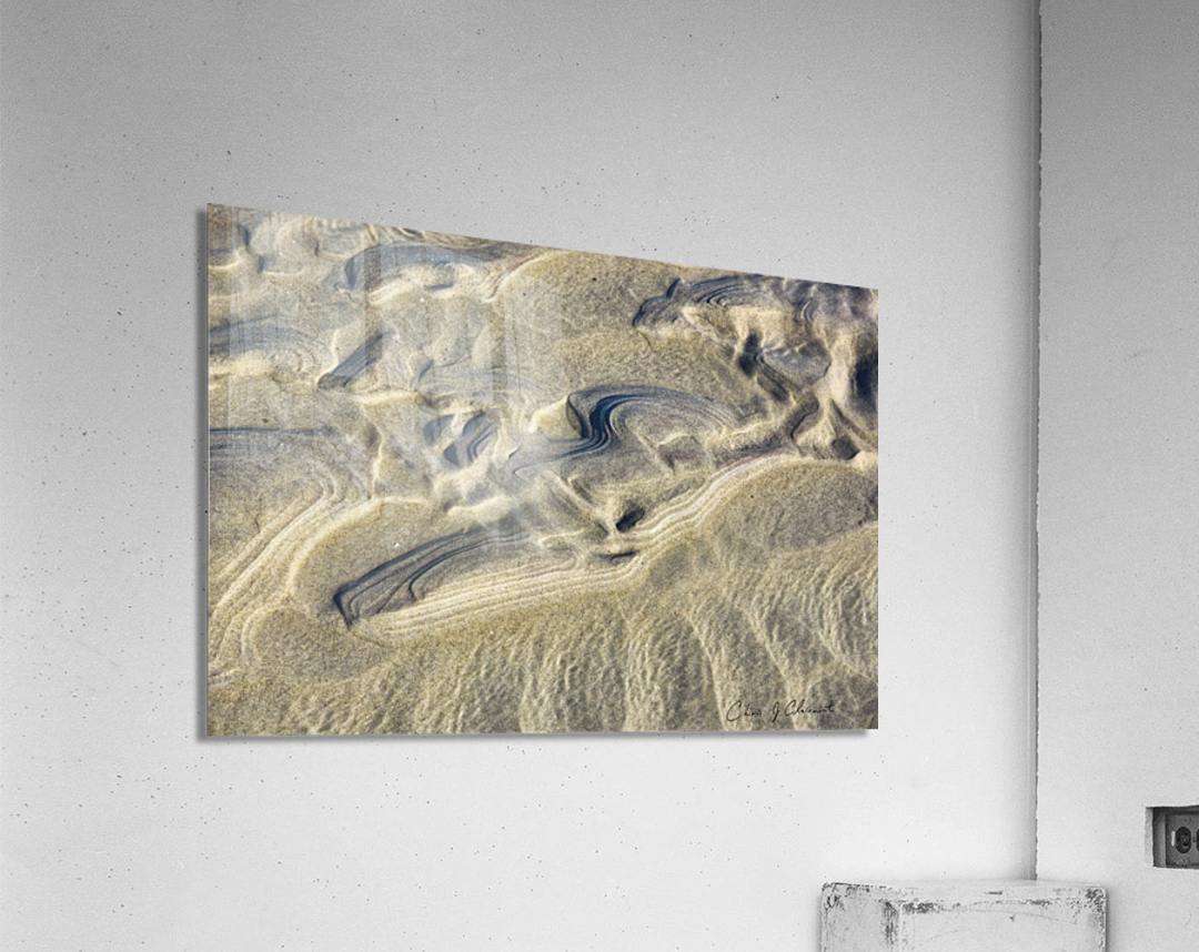 Sand Carved by the Sea  Acrylic Print