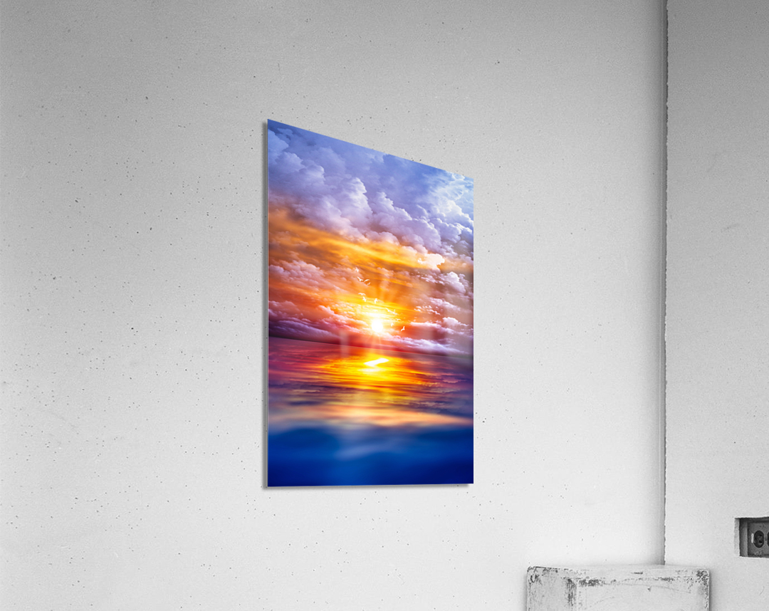 Heavens Sunset Acrylic Print
