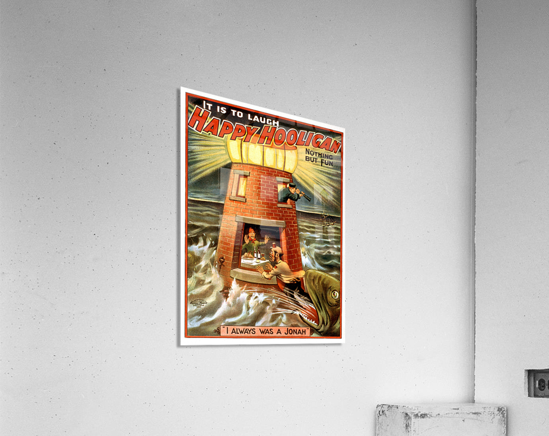 Happy Hooligan I Always Was a Jonah Vintage Poster 1902 Acrylic Print