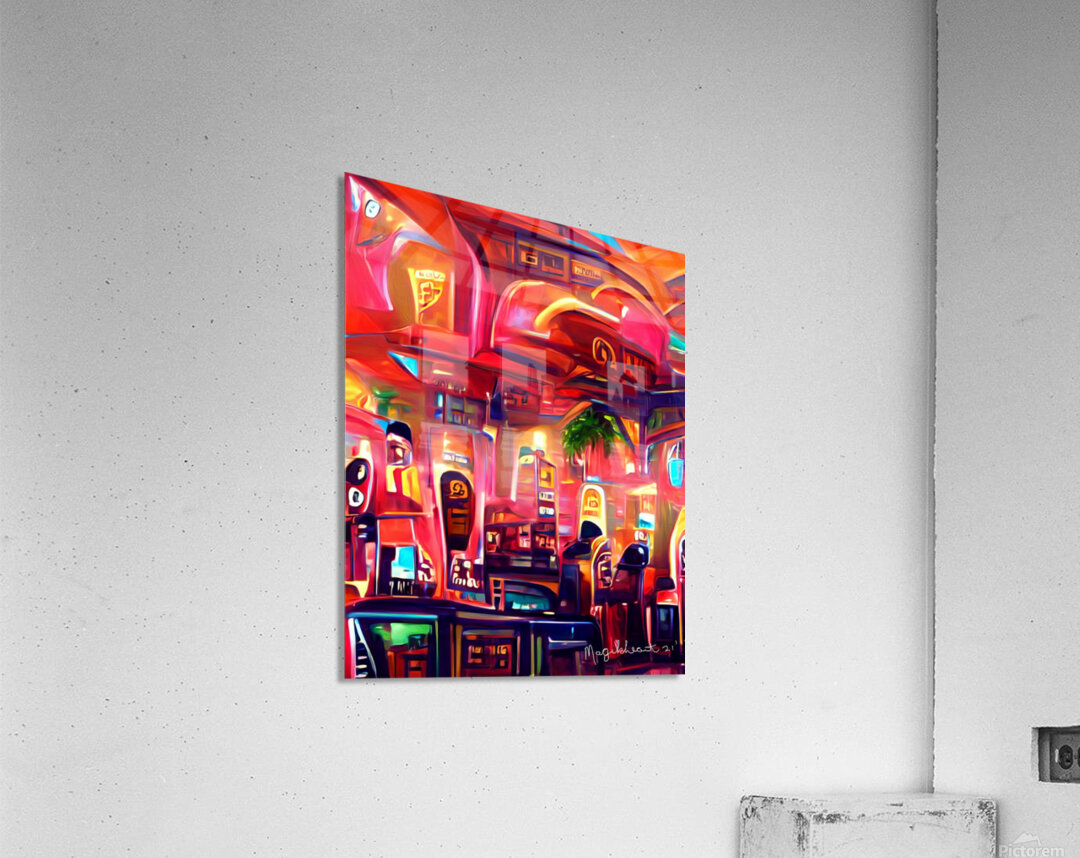 Fun Times At Casino Acrylic Print