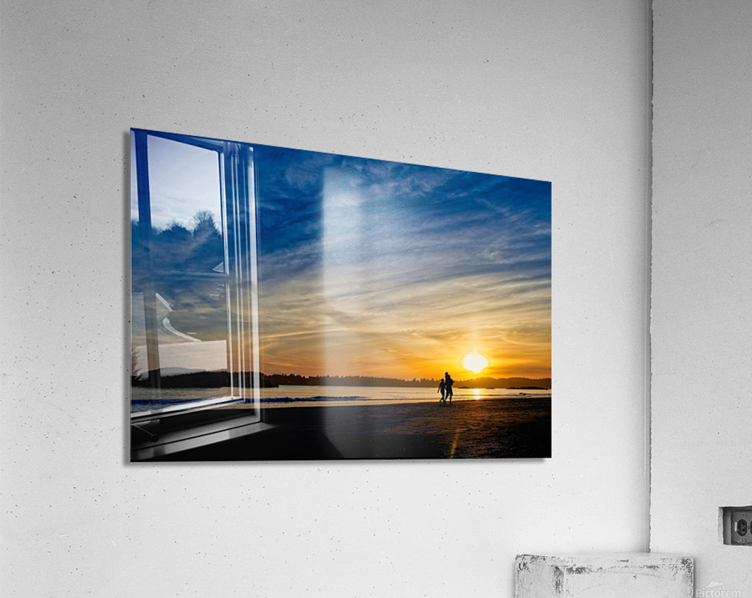 Together at Sunset Acrylic Print