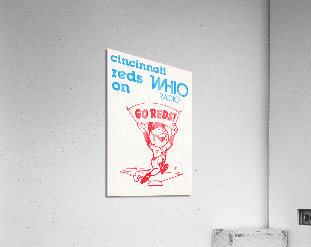 1978 Cincinnati Reds WHIO Radio Ad Acrylic Print