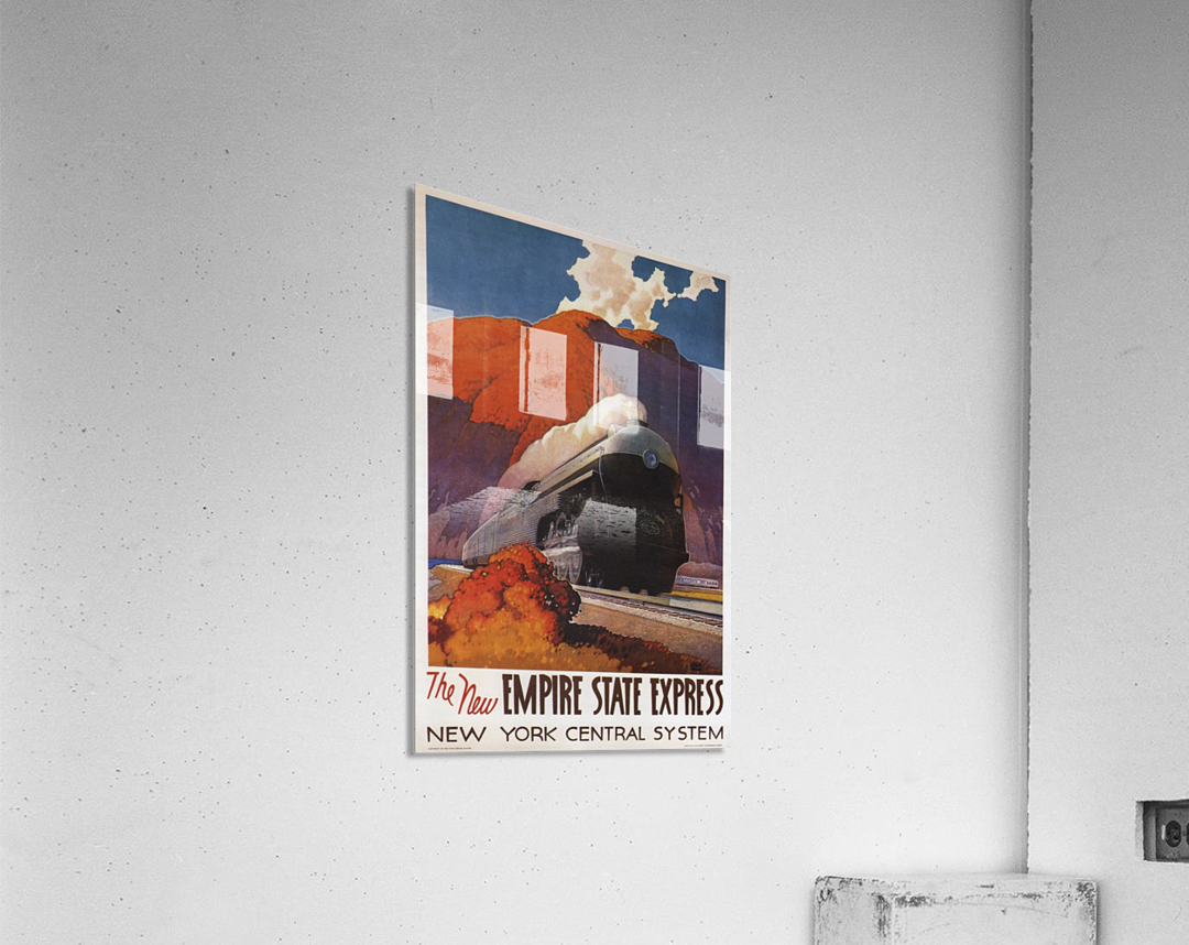 1941 The New Empire State Express poster Acrylic Print