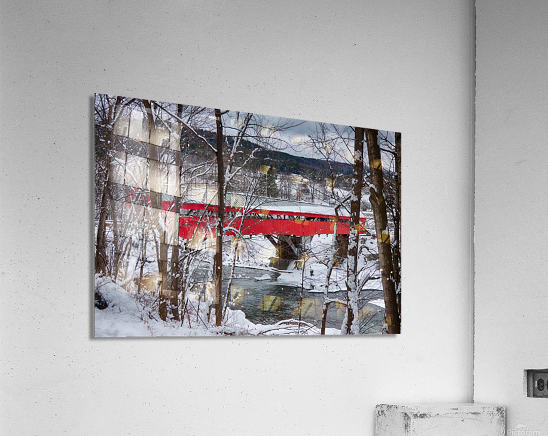 Taftsville covered Bridge VT 10 Acrylic Print