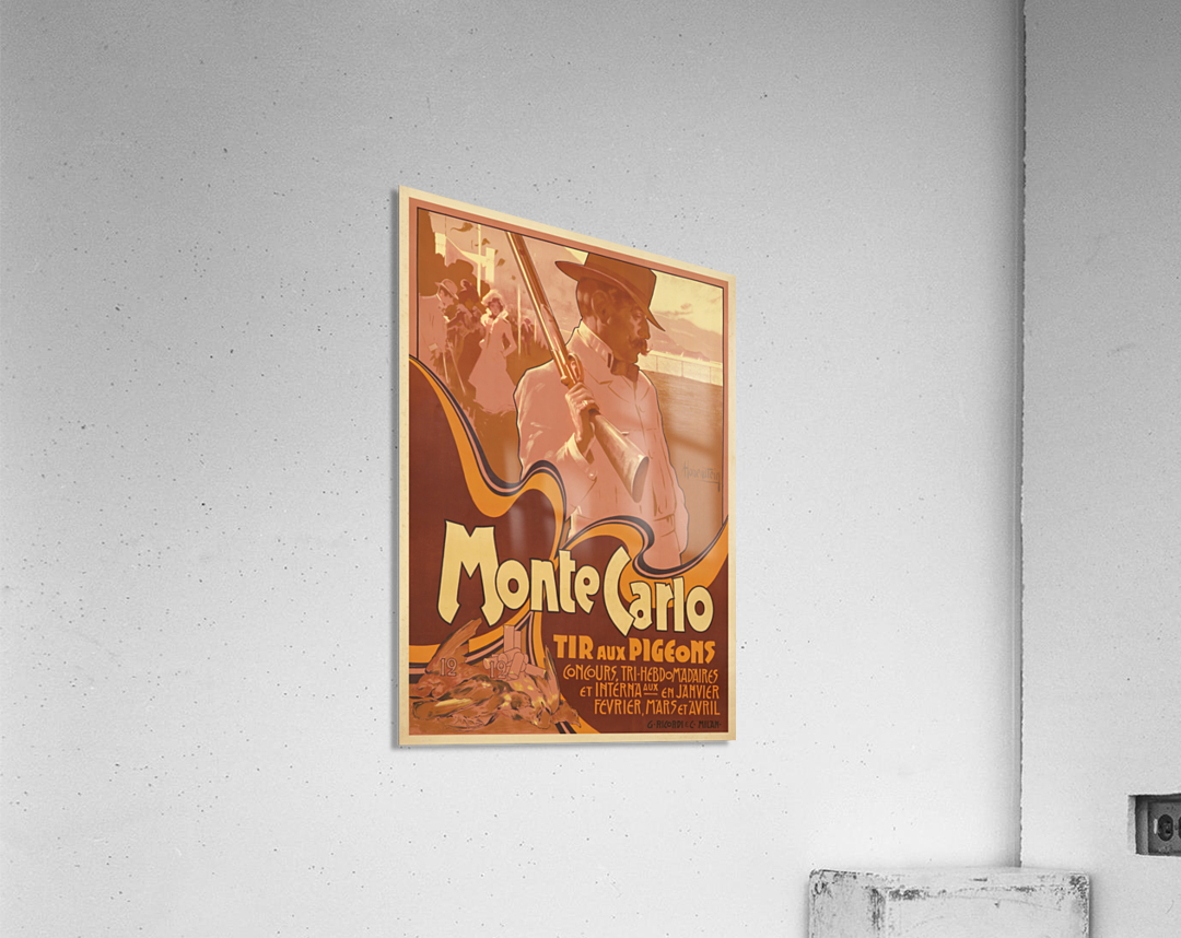 Monte Carlo Tir Aux Pigeons Acrylic Print