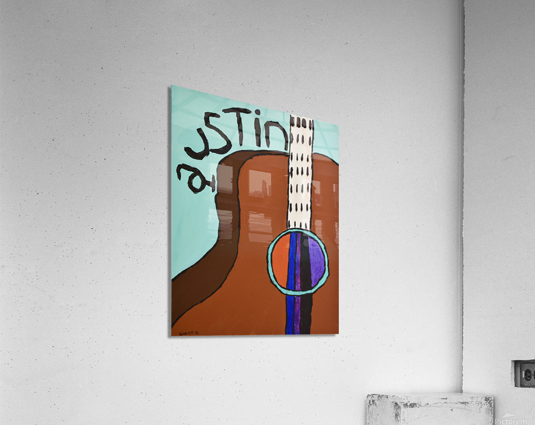 Keep Austin Rockin . Glenn N Acrylic Print