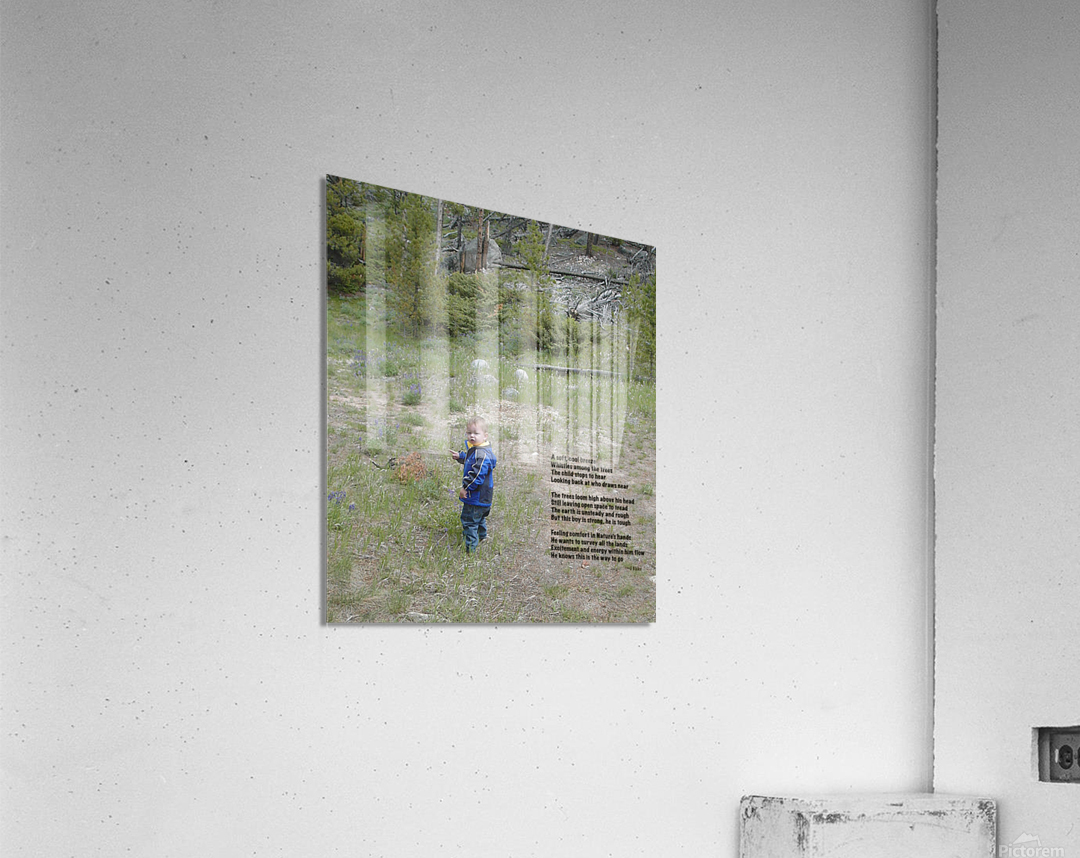 AmongTheTrees - portrait Acrylic Print