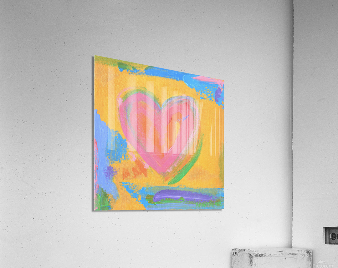 Myrna s Heart Acrylic Print