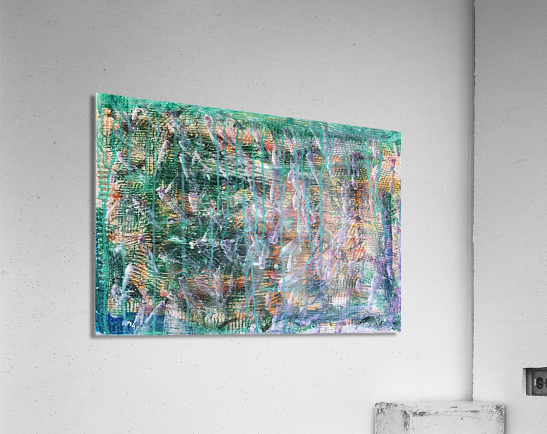 color and texture Acrylic Print