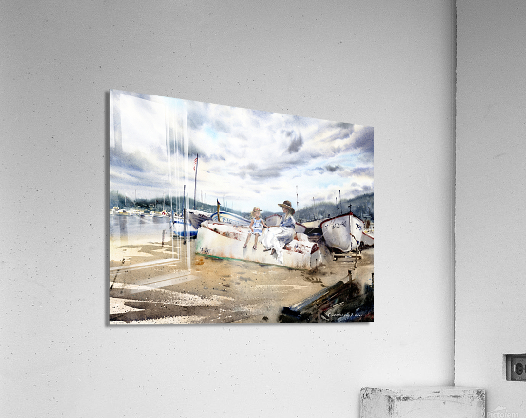 Spanish boats Acrylic Print