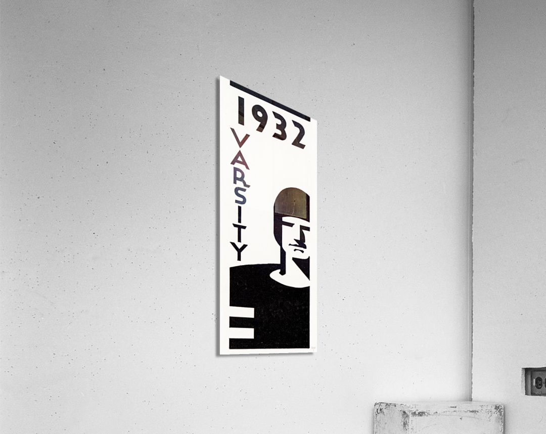 1932 Varsity Football Art Acrylic Print