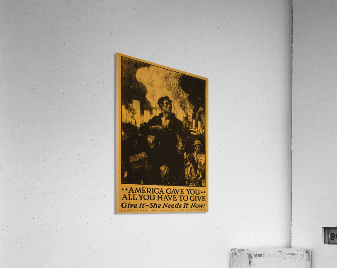 America gave it all Acrylic Print