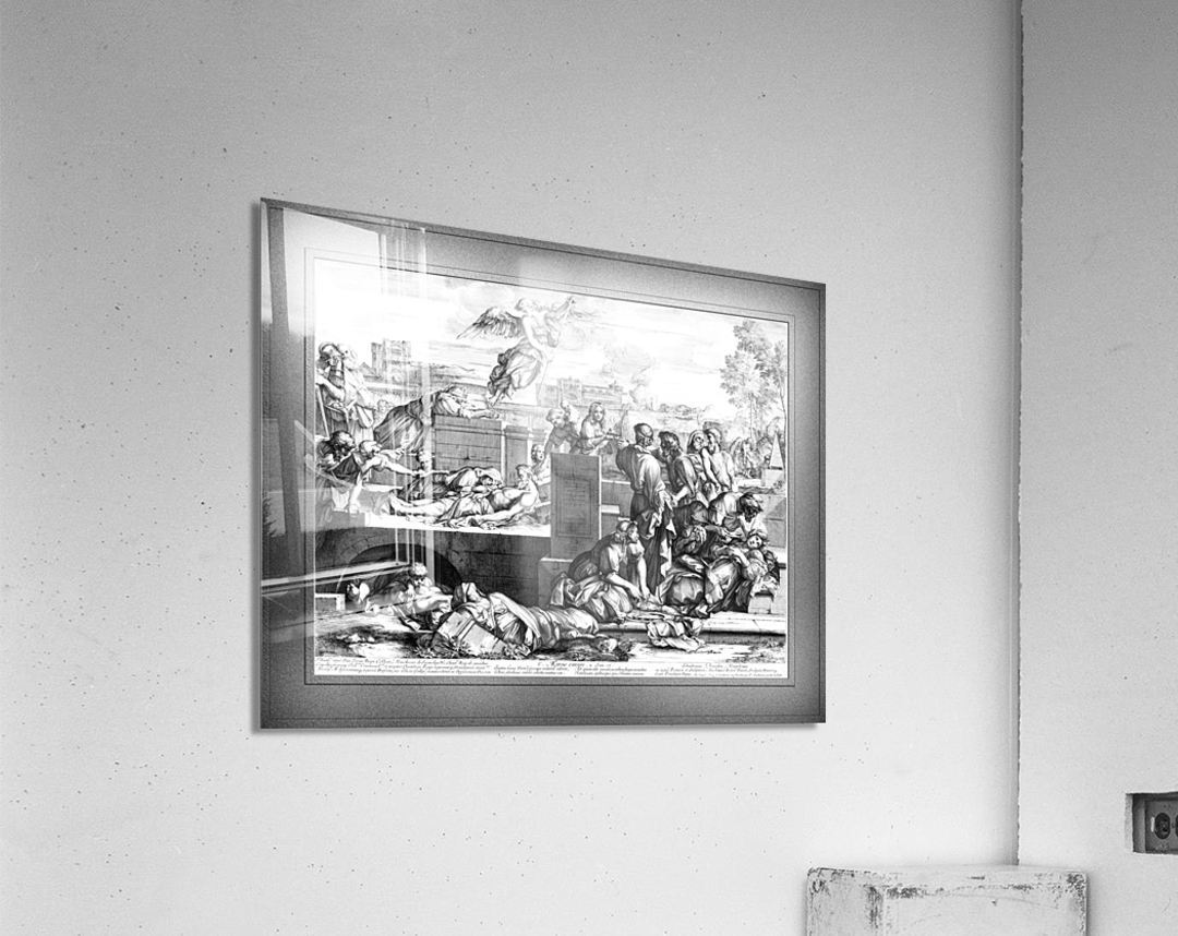 Aegros Curare by Sebastien Bourdon Remastered Xzendor7 Classical Art Old Masters Reproductions Acrylic Print