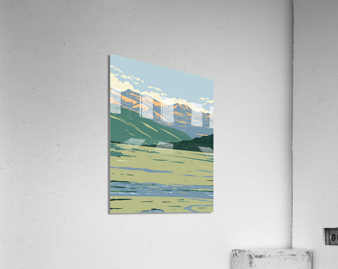 Tower Roosevelt Lamar Valley Yellowstone Natijpg Acrylic Print