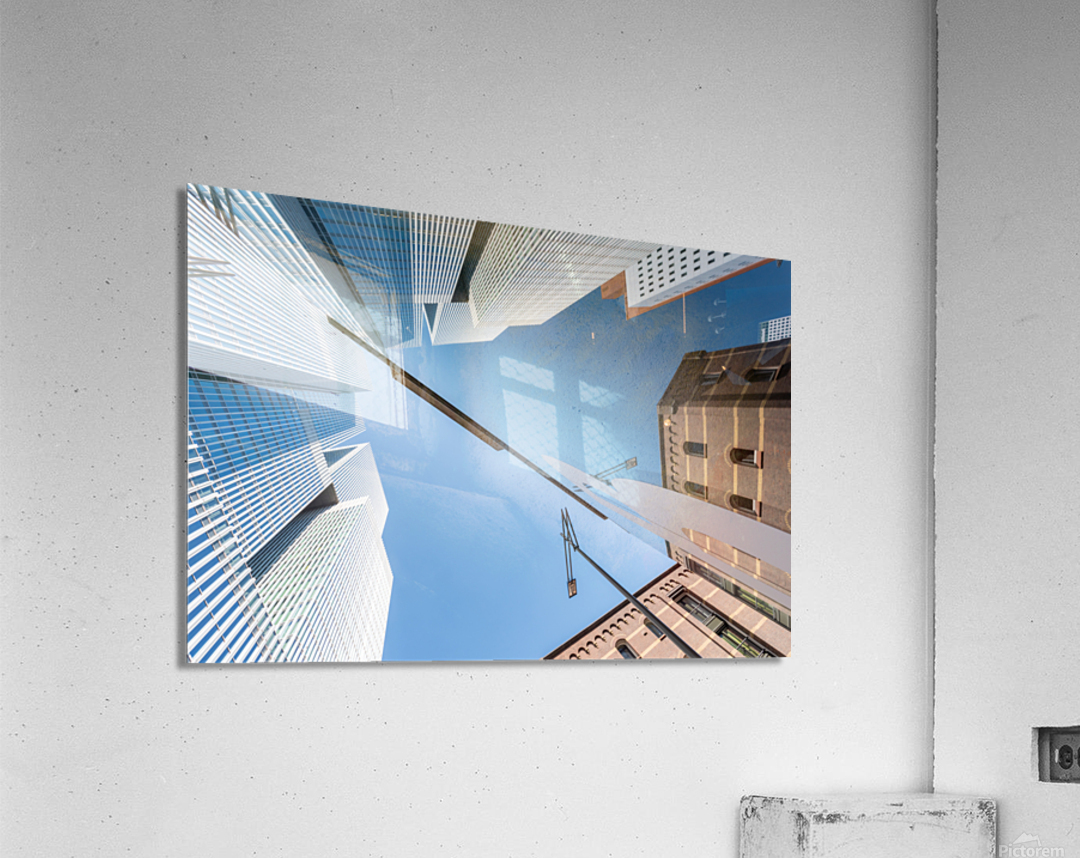 Ancient and modern buildings low angle view rjpg Acrylic Print