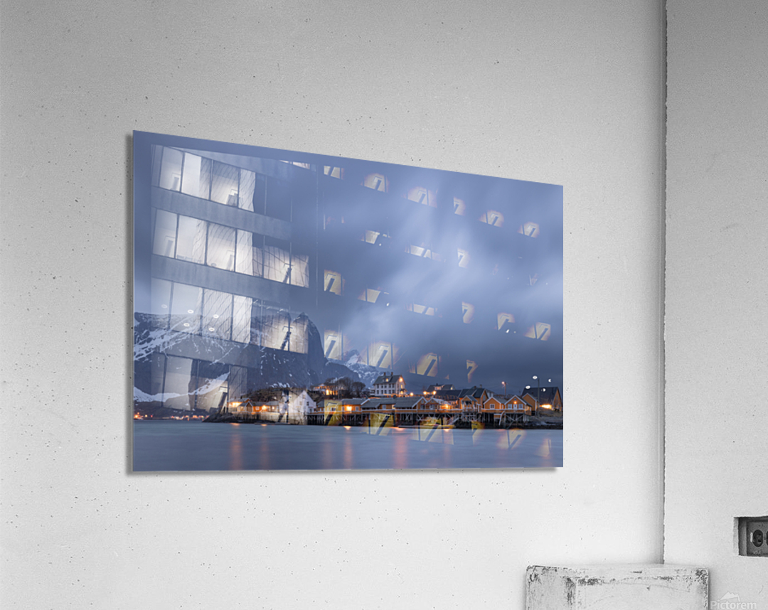 Dark yellow Acrylic Print