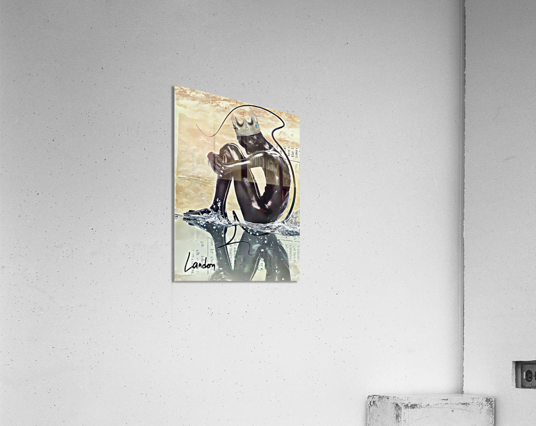 Naked King Acrylic Print