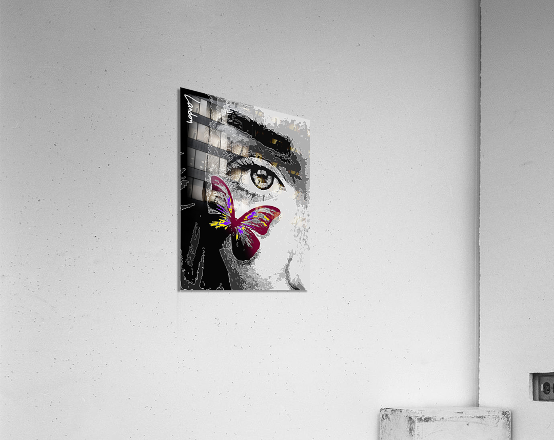 Butterfly Face Acrylic Print