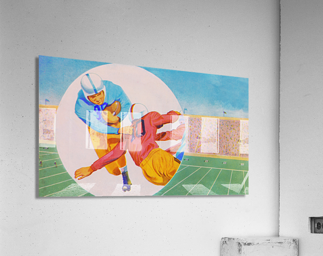1952 Football Remix Art Acrylic Print