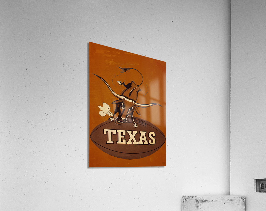 1957 Texas Longhorns Remix Art Acrylic Print
