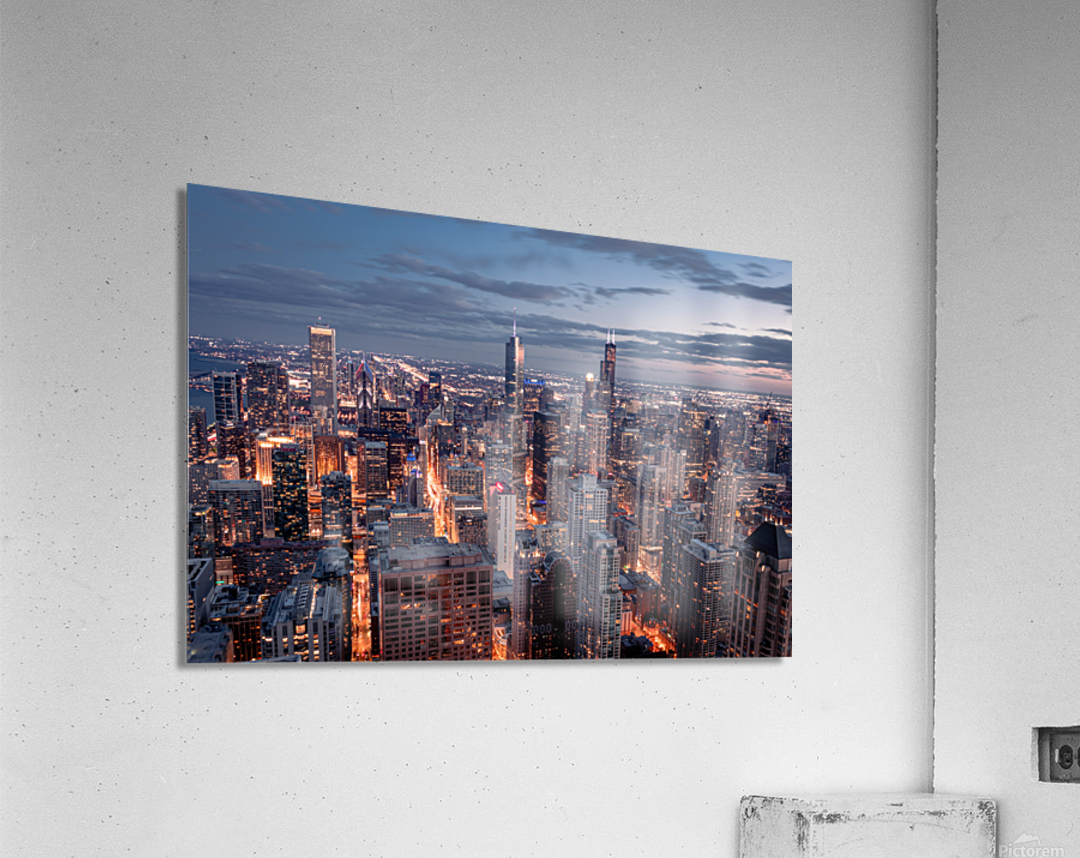 High Above Chicago Acrylic Print