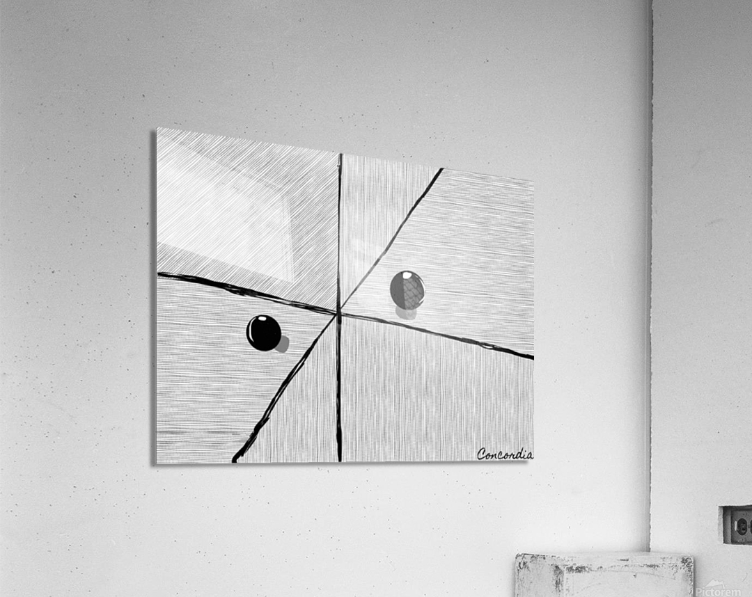 X Y & Z. Acrylic Print