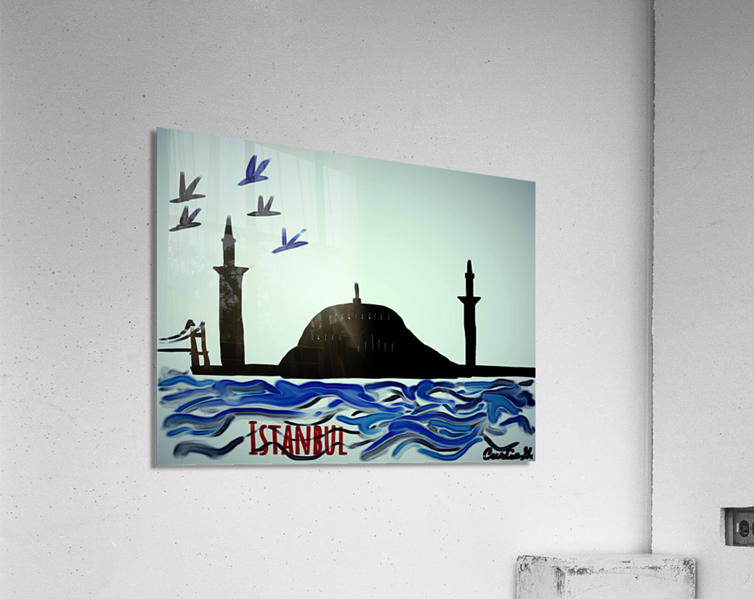 Istanbul in the Evening Acrylic Print