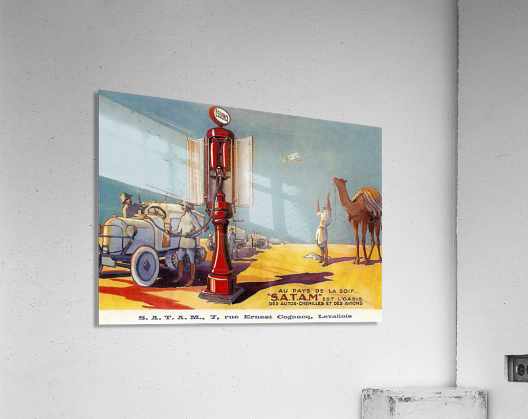 Satam vintage service station equipment Acrylic Print