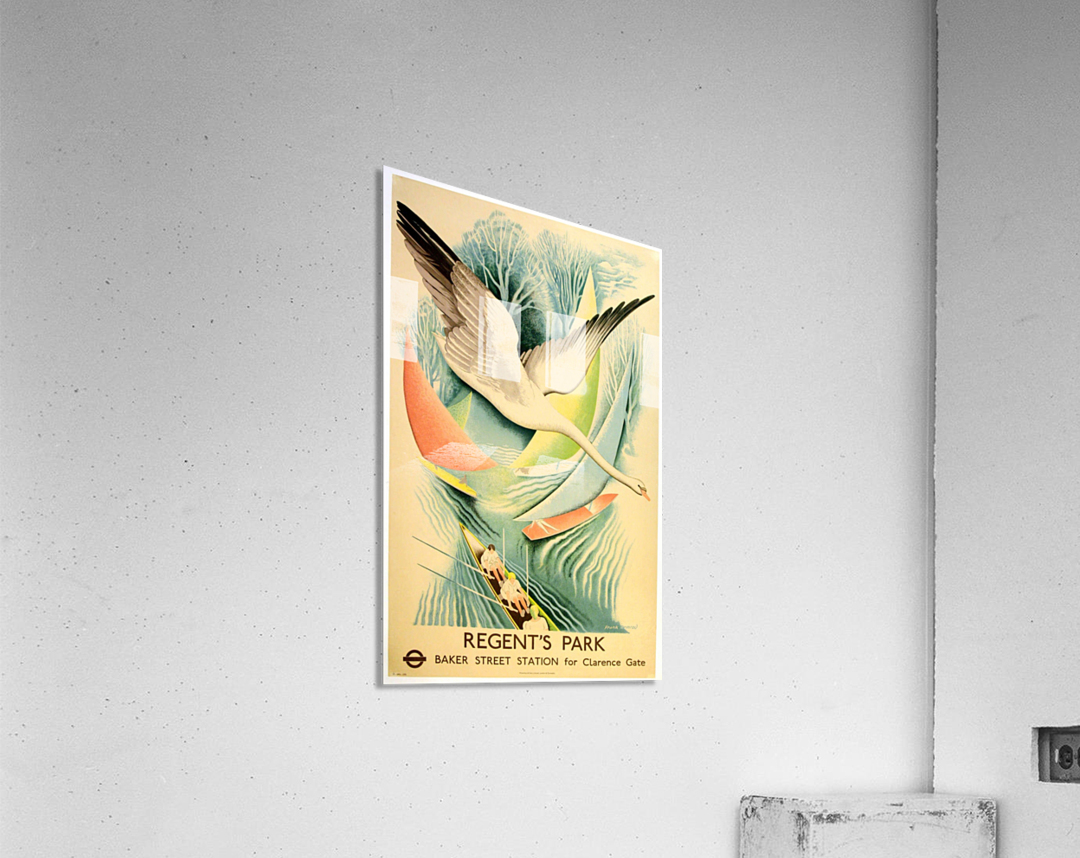 London Underground Regent Park poster Acrylic Print