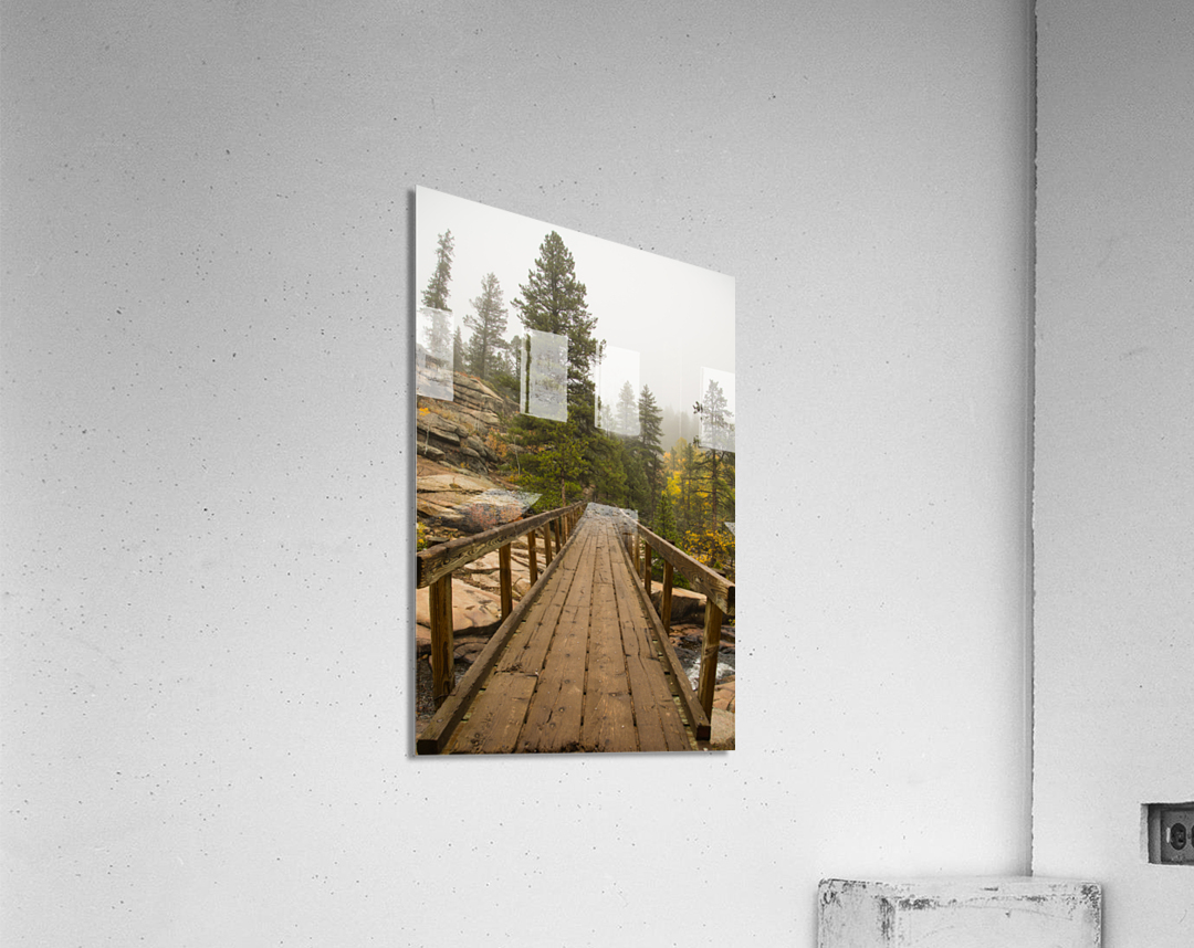 Bridge Into The Clouds Acrylic Print