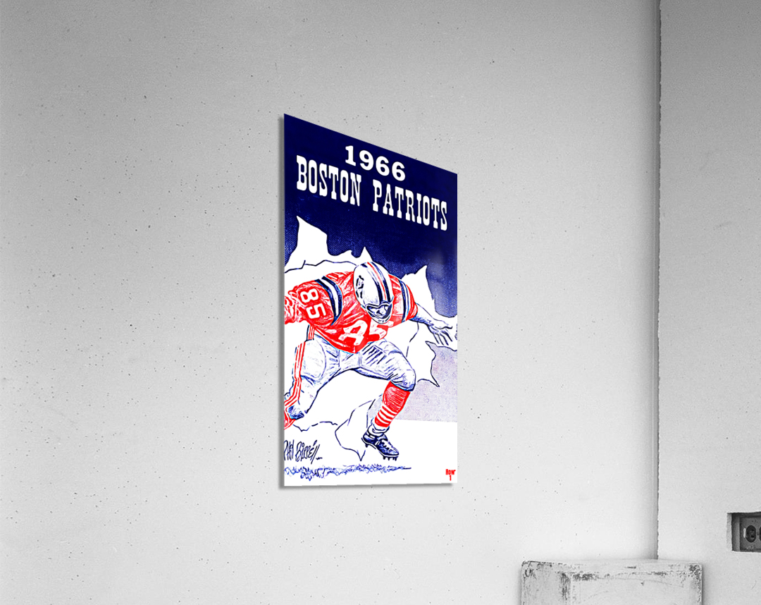 1966 Boston Patriots Art Acrylic Print