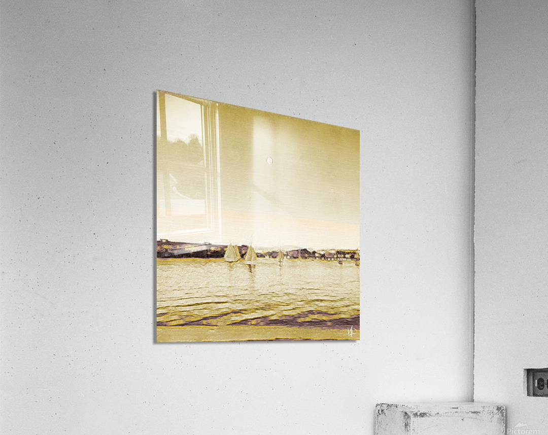 Full moon marina Acrylic Print