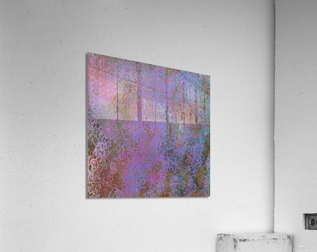 Purple Abstract Acrylic Print