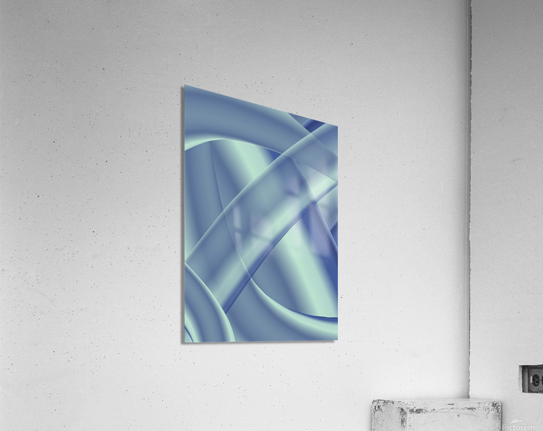Blue Abstract Acrylic Print